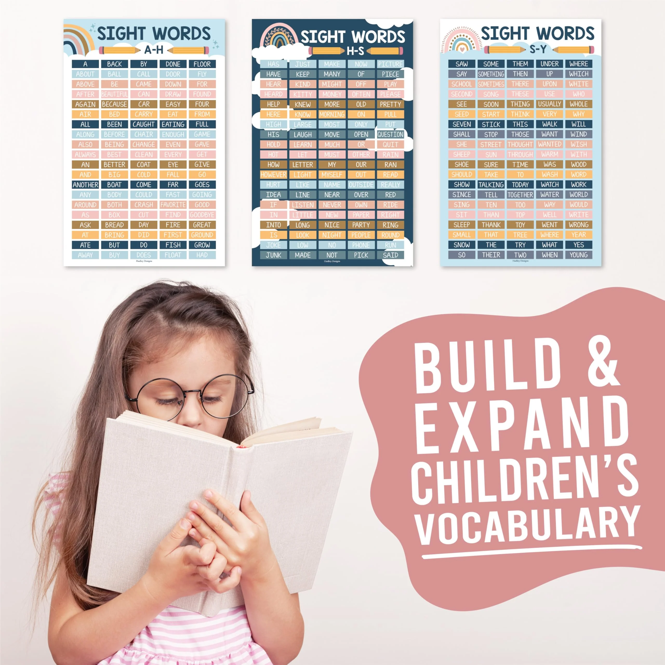 Sight Words Reading Kit | 9 Poster Pack - Image 26