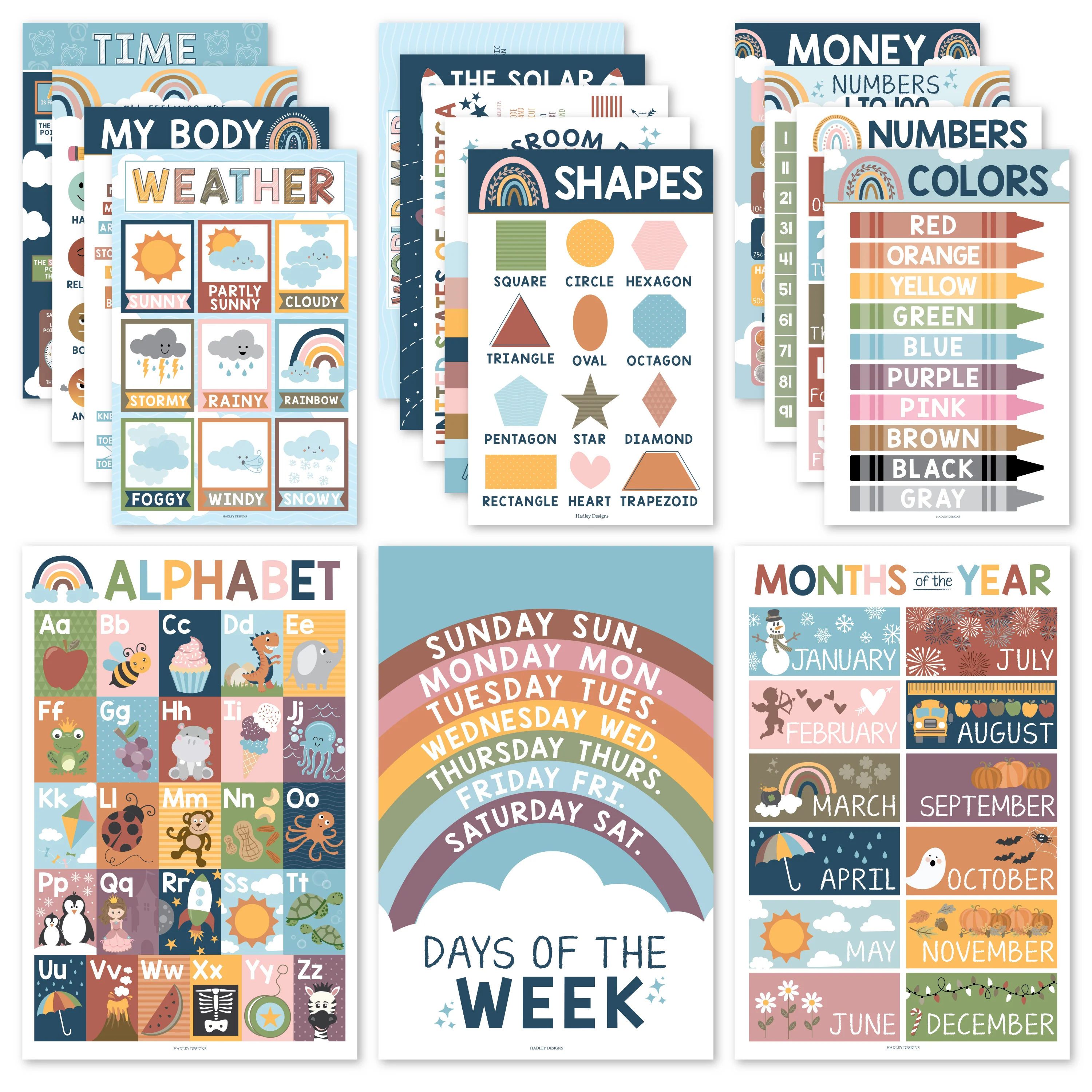 PreK Head Start Kit: 16 Posters - Image 10