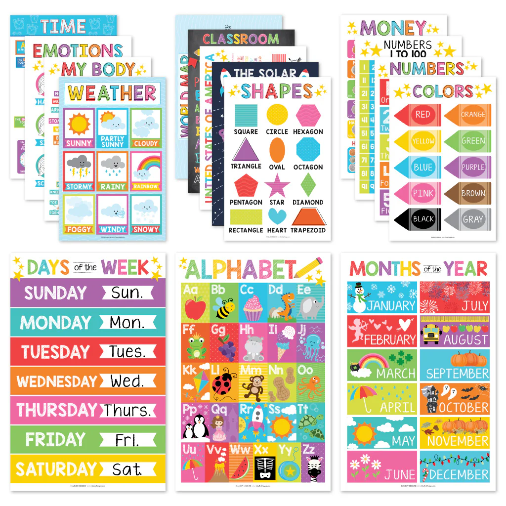 PreK Head Start Kit: 16 Posters - Image 9